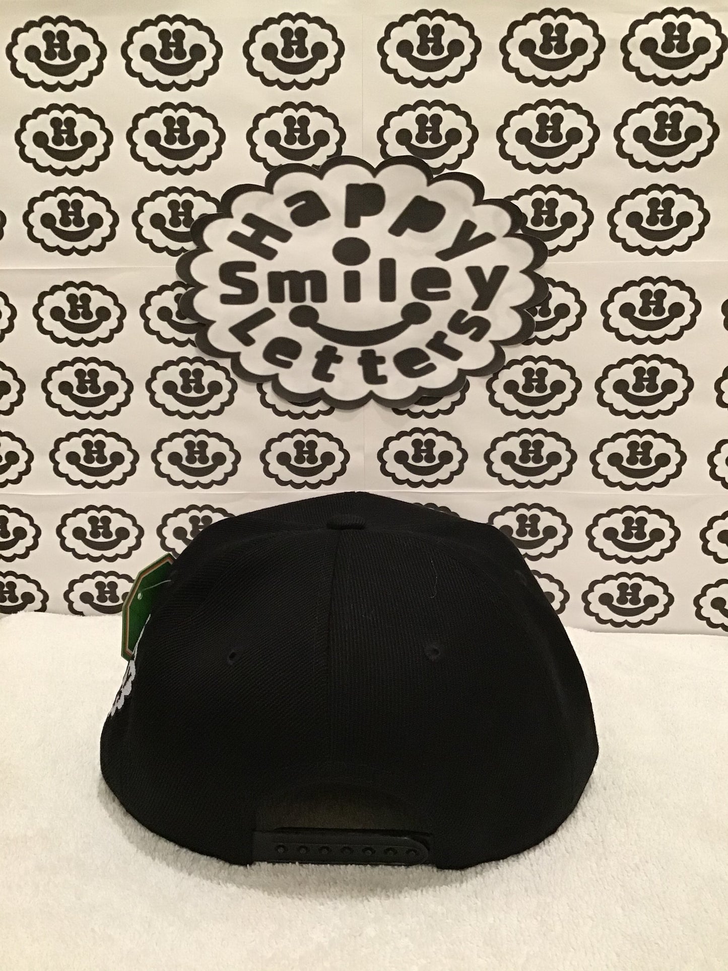 Polyester Snapback Cap - Black