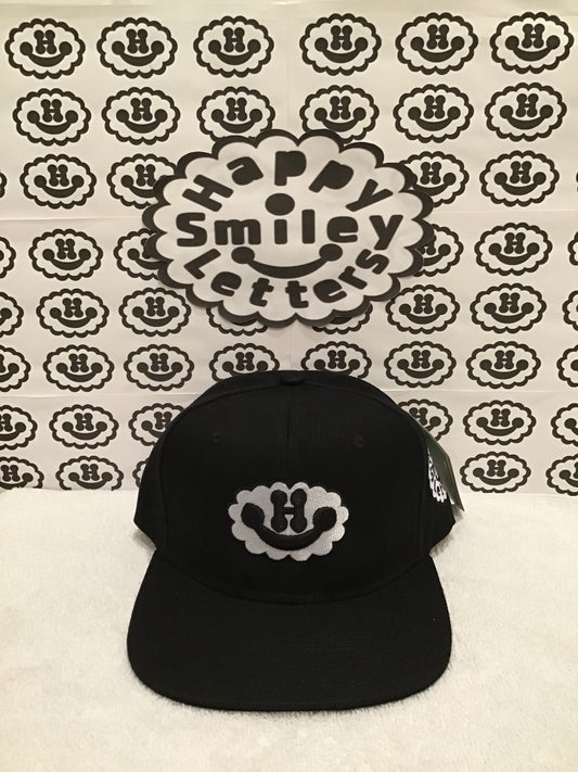 Polyester Snapback Cap - Black