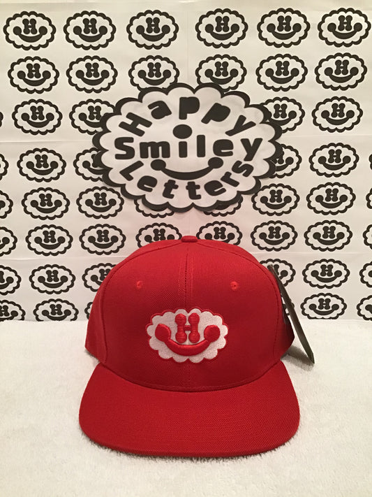 Polyester Snapback cap - Red